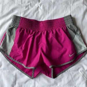 Pink Purple Grey Nike DRI-FIT Athletic Shorts S